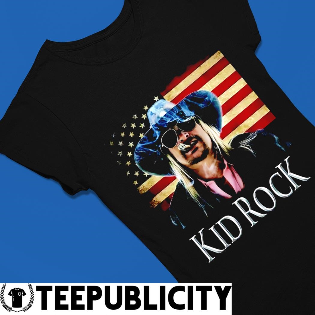 Kid Rock American flag 2024 shirt hoodie sweater long sleeve and tank top